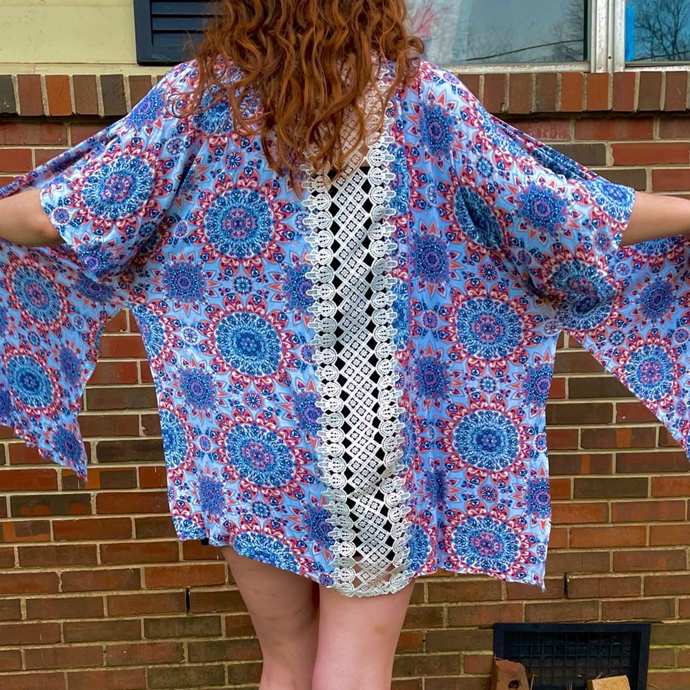 Beautiful Kaleidoscope pattern kimono